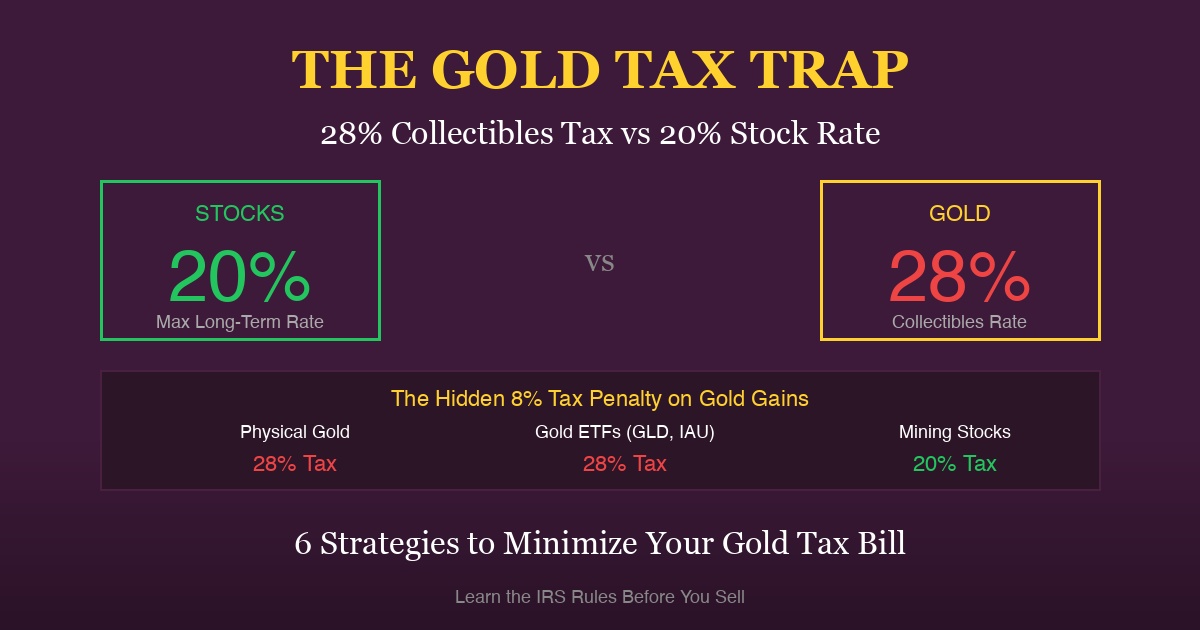 The Gold Tax Trap: Why Your Gold Gains Face 28% Tax (and How to Avoid It)