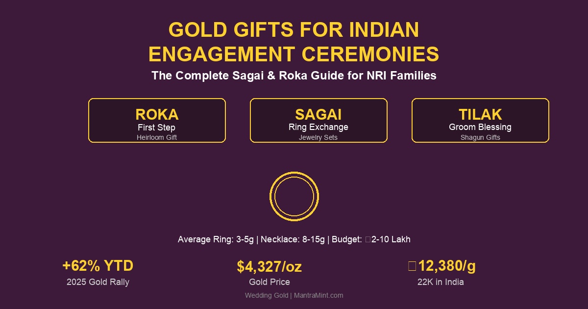Gold Gifts for Indian Engagement Ceremonies: The Complete Sagai & Roka Guide