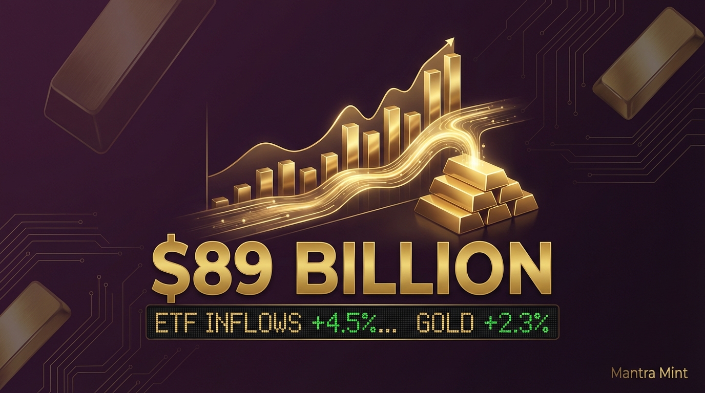 Gold ETF Flows Hit Record $89 Billion: What Institutional Investors See That You Should Too