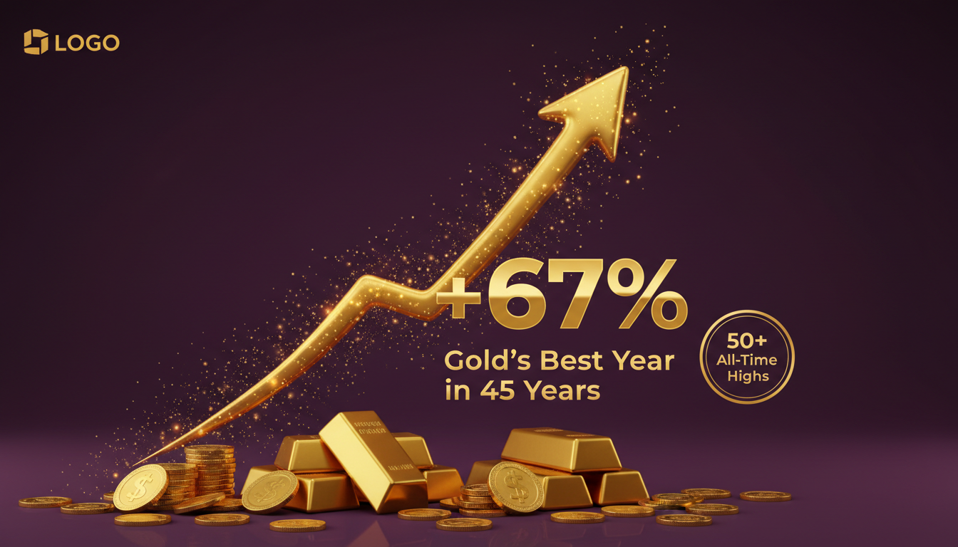 Gold's Historic 2025: Best Year Since 1980 with 67% Rally and 50+ All-Time Highs