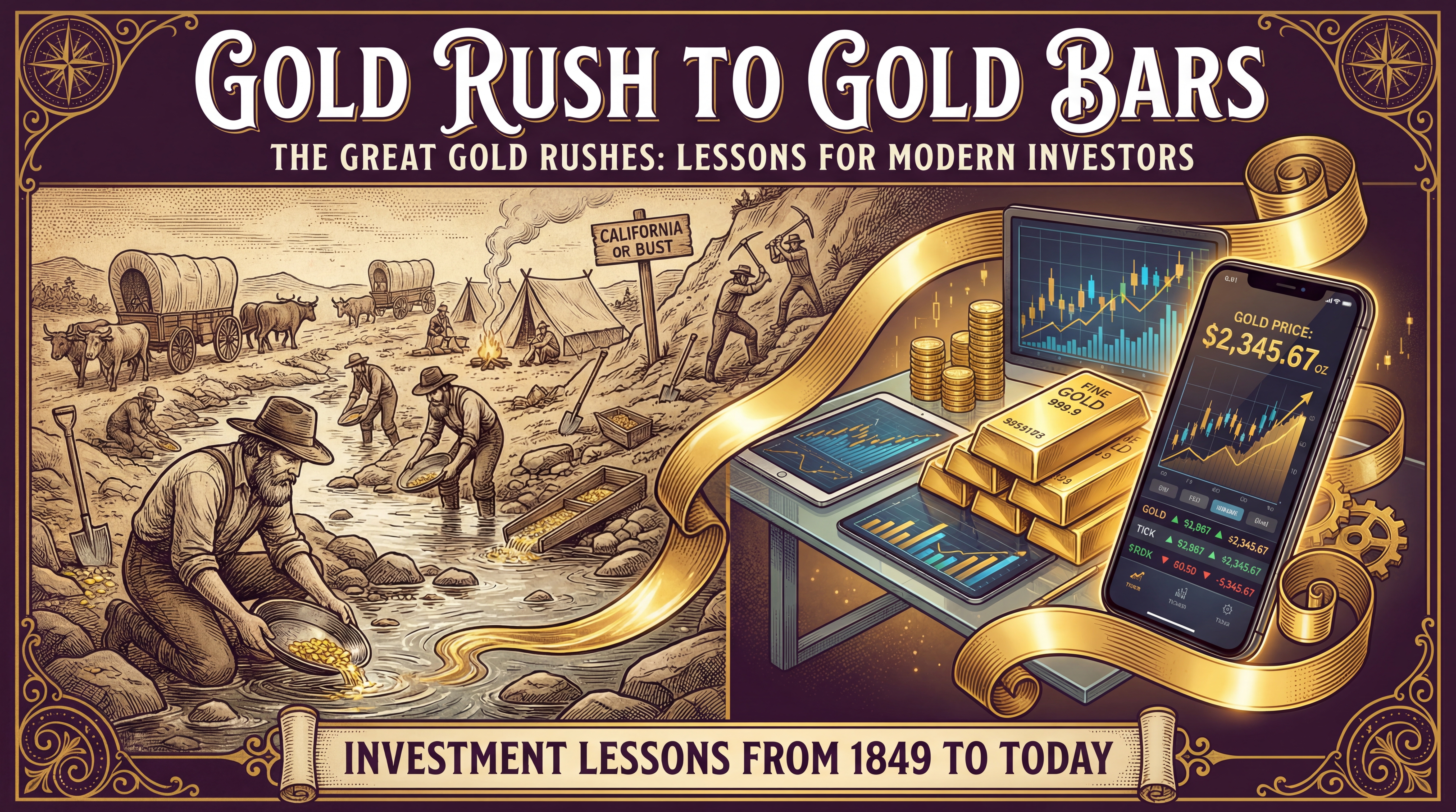 From Gold Rush to Gold Bars: Investment Lessons from 1849 Still Valid in 2025