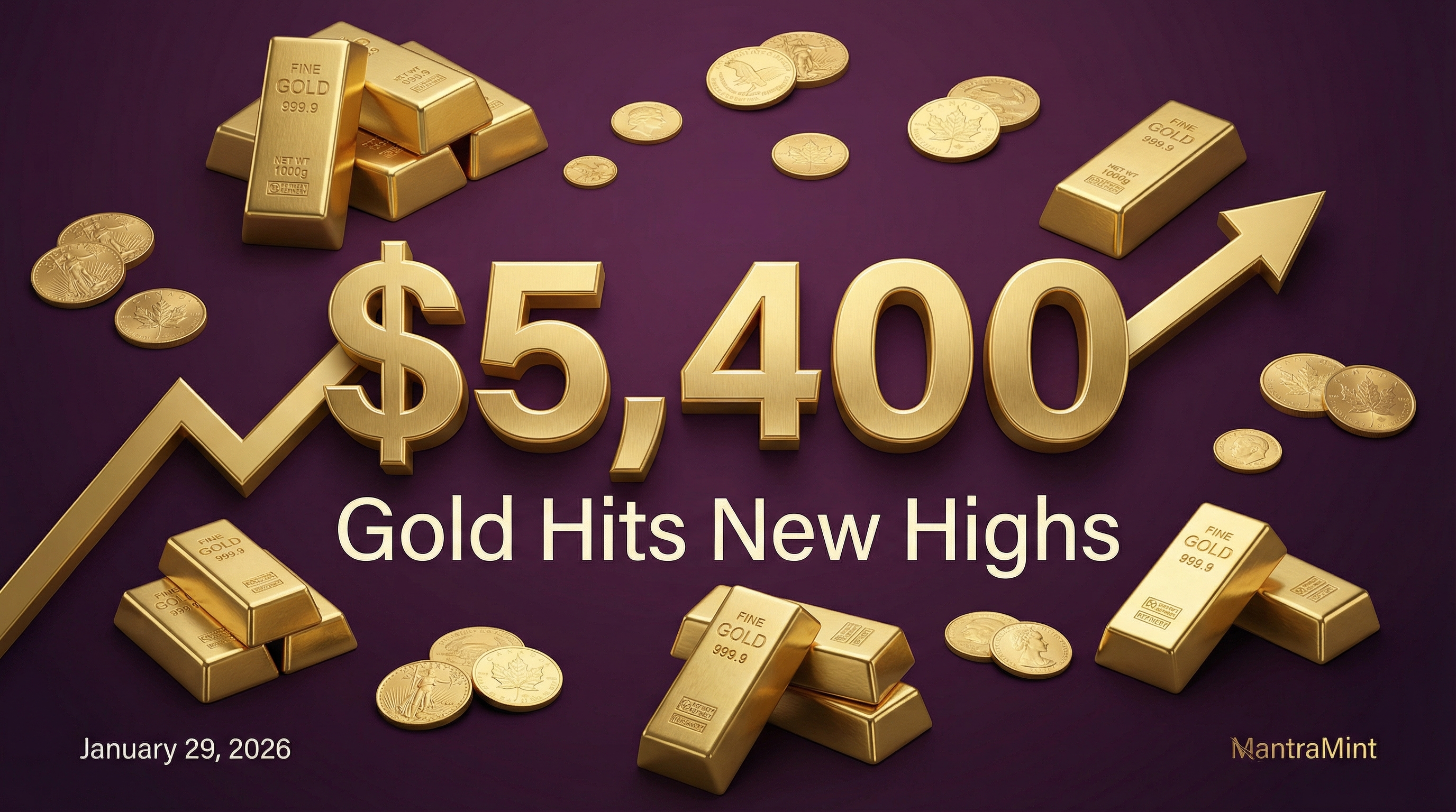 Gold & Silver Prices Today: January 29, 2026 - Fed Holds Steady as Metals Surge