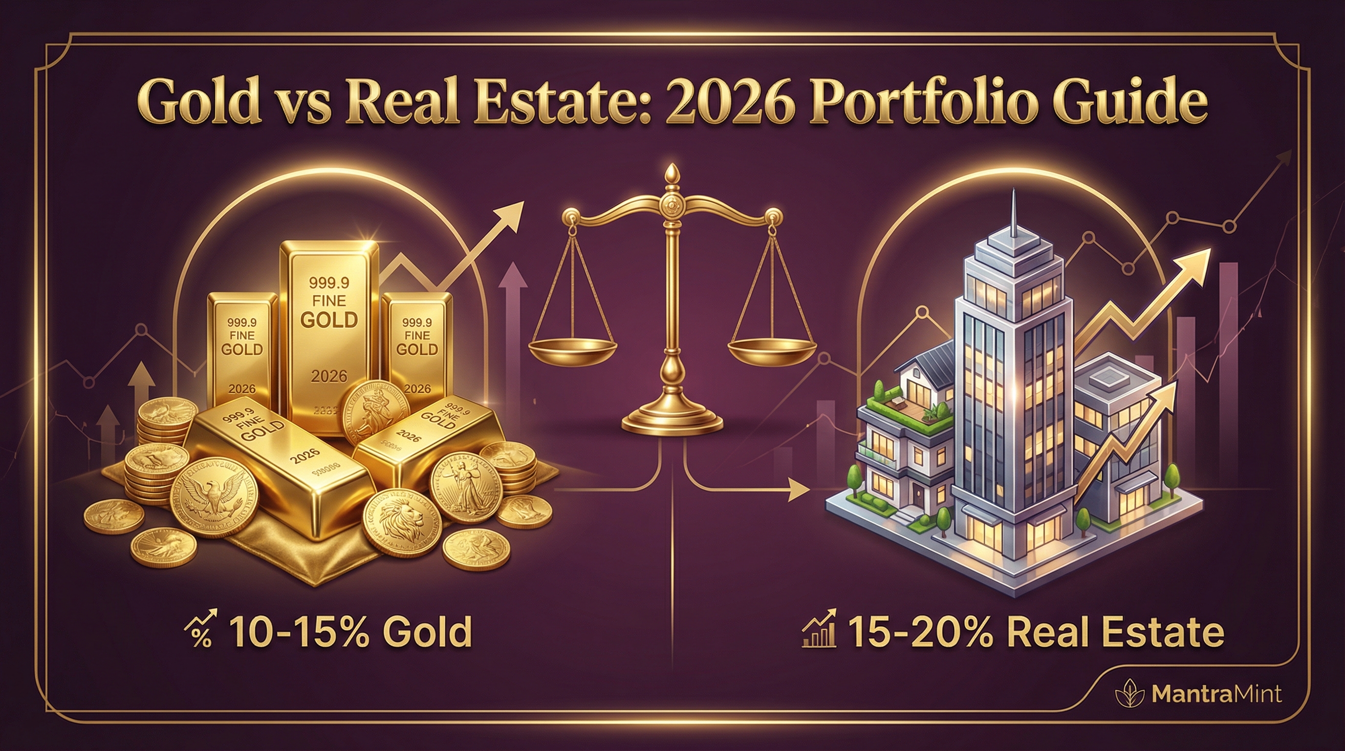 Gold vs Real Estate in 2026: How to Allocate Your Portfolio for Maximum Returns