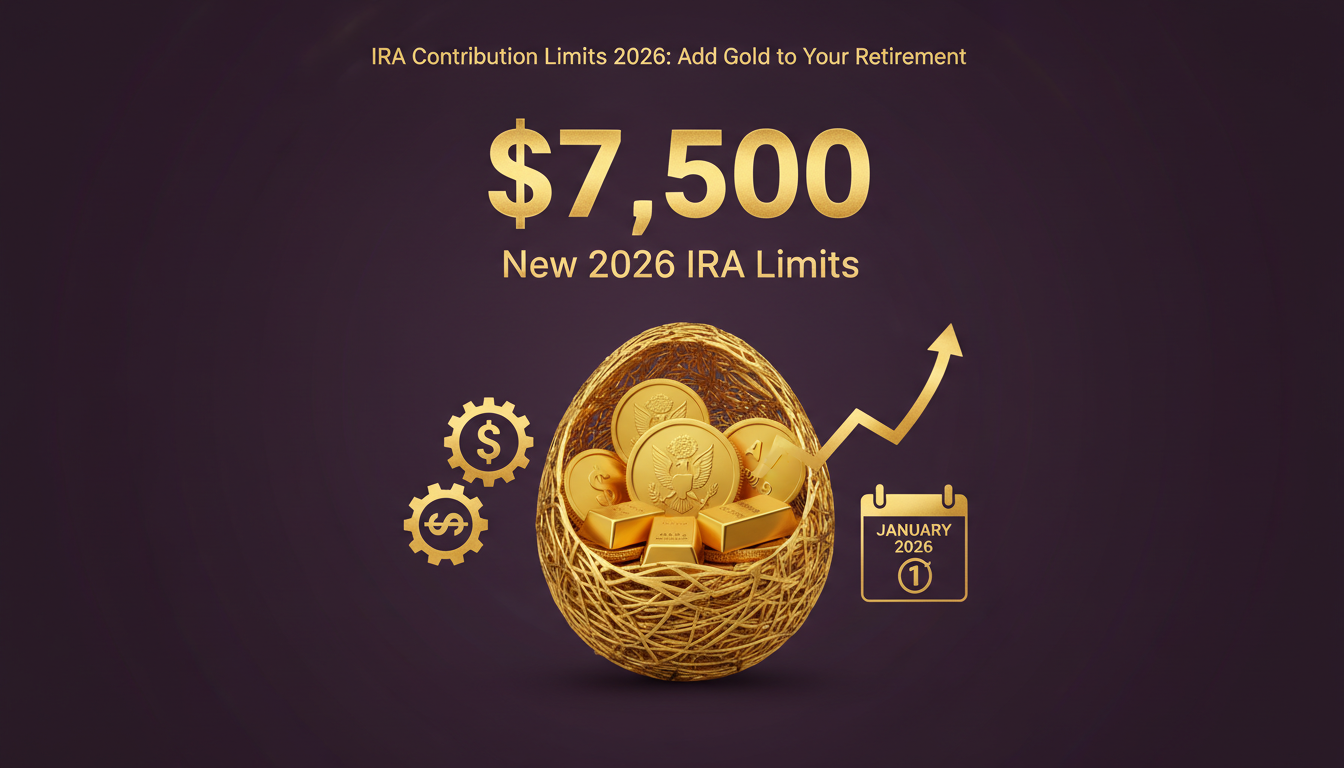 IRA Contribution Limits 2026: Why Gold Should Be Part of Your $7,500 Retirement Plan