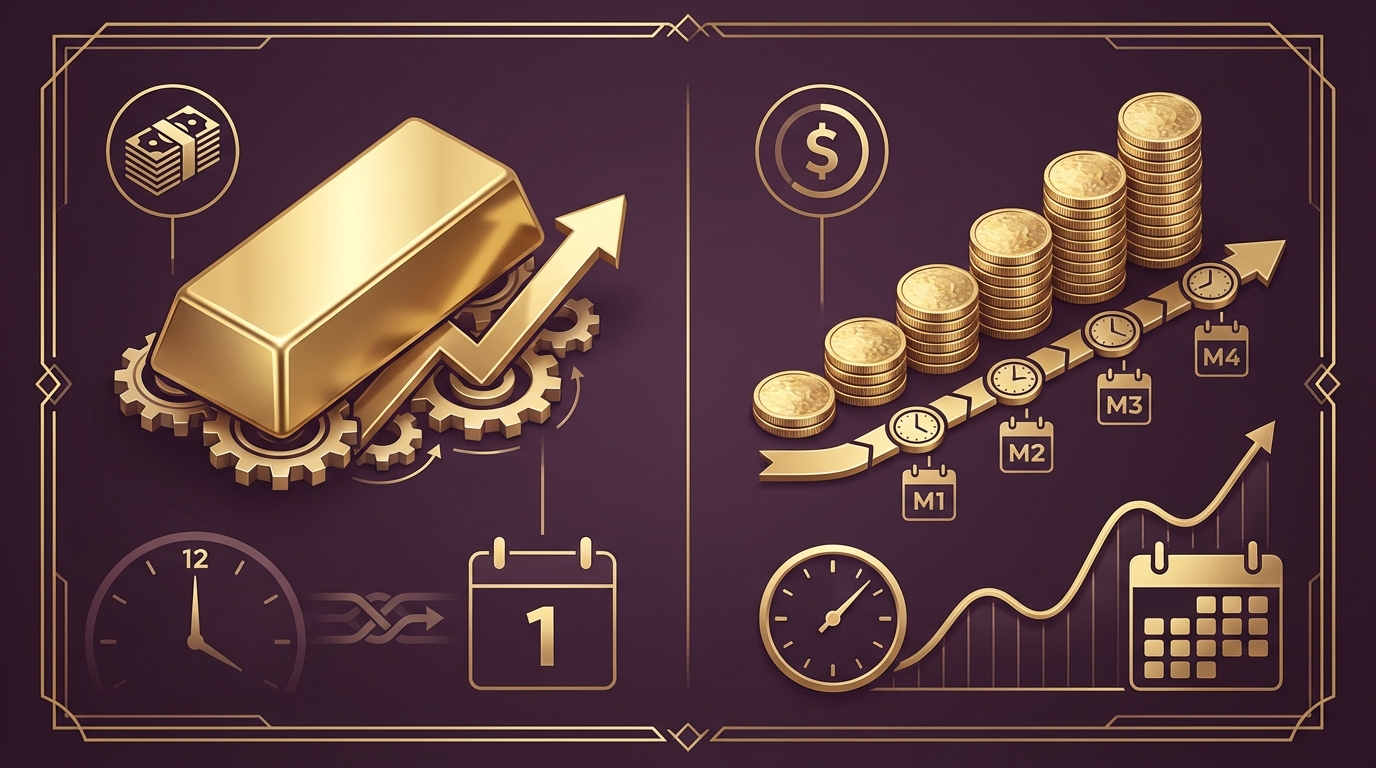 Lump Sum vs DCA: How to Invest Your Tax Refund or Bonus in Gold in 2026