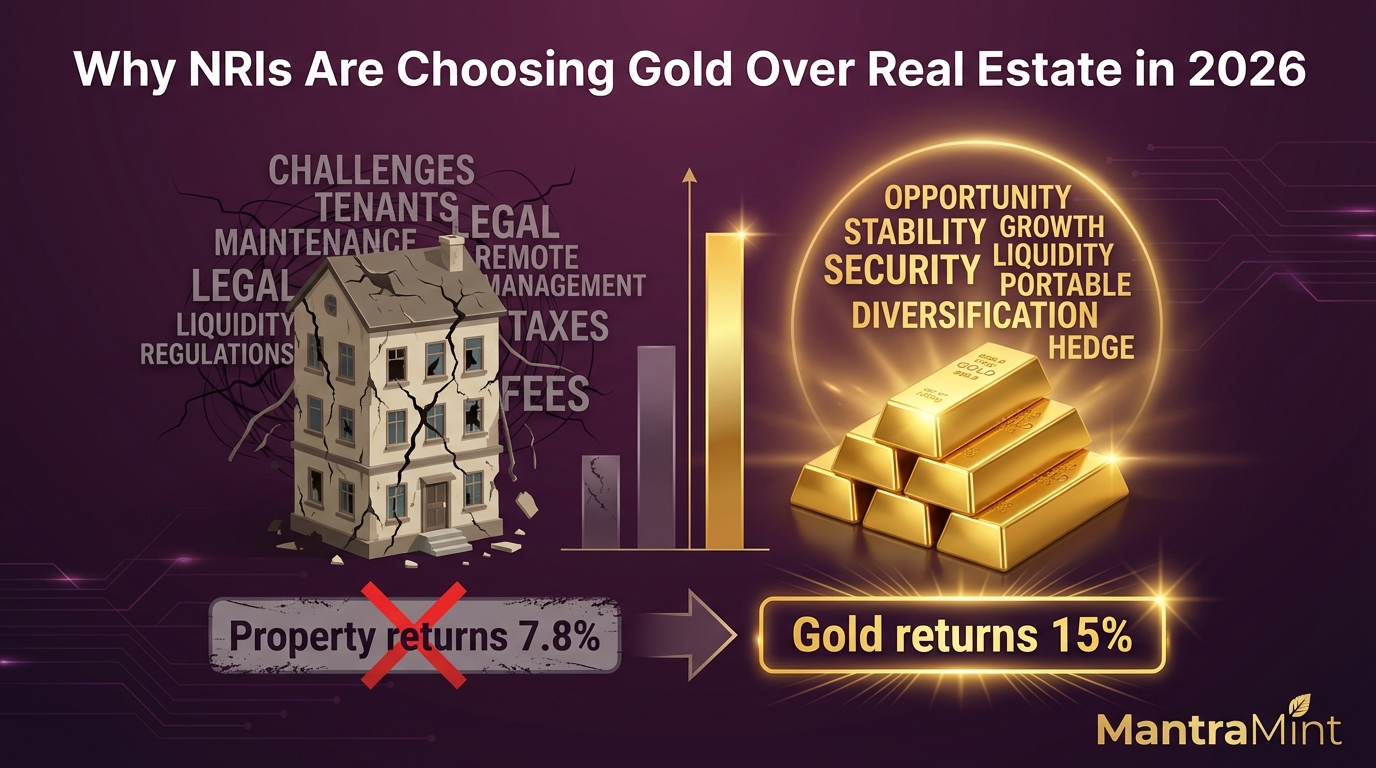 Why NRIs Are Choosing Gold Over Real Estate in 2026: A Complete Guide