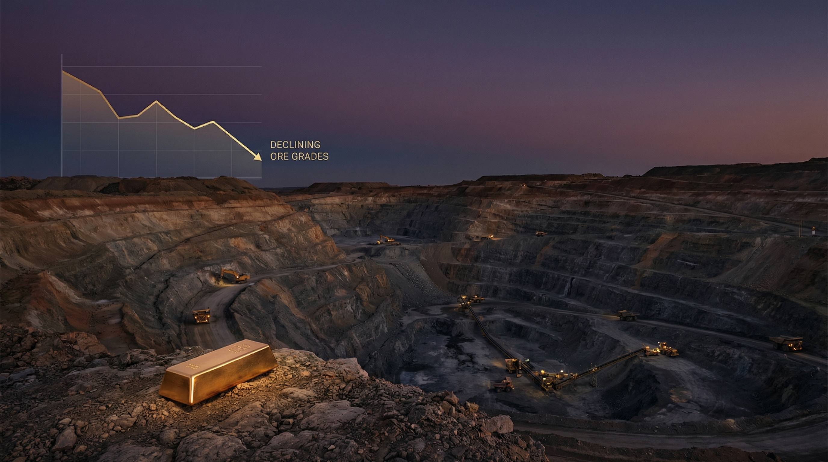 Peak Gold: Why Mining Supply Constraints Support Higher Prices in 2026