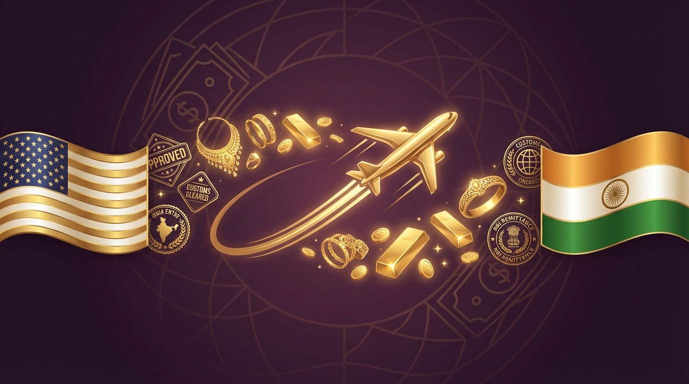 Sending Gold to India: Complete NRI Guide to Customs, Taxes & Smart Alternatives