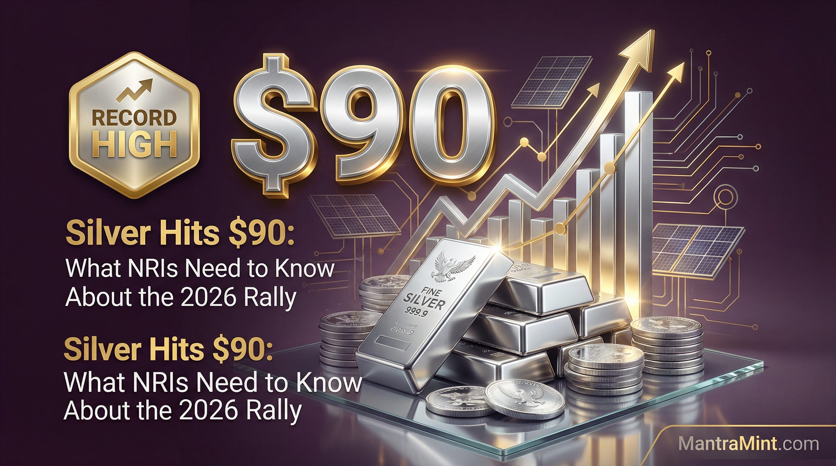 Silver Hits $90: What NRIs Need to Know About the 2026 Rally