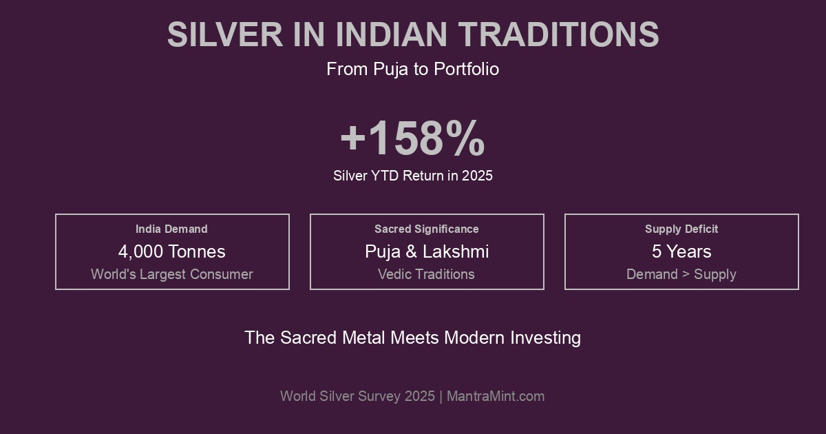 Silver in Indian Traditions: From Puja to Portfolio - A Complete Guide