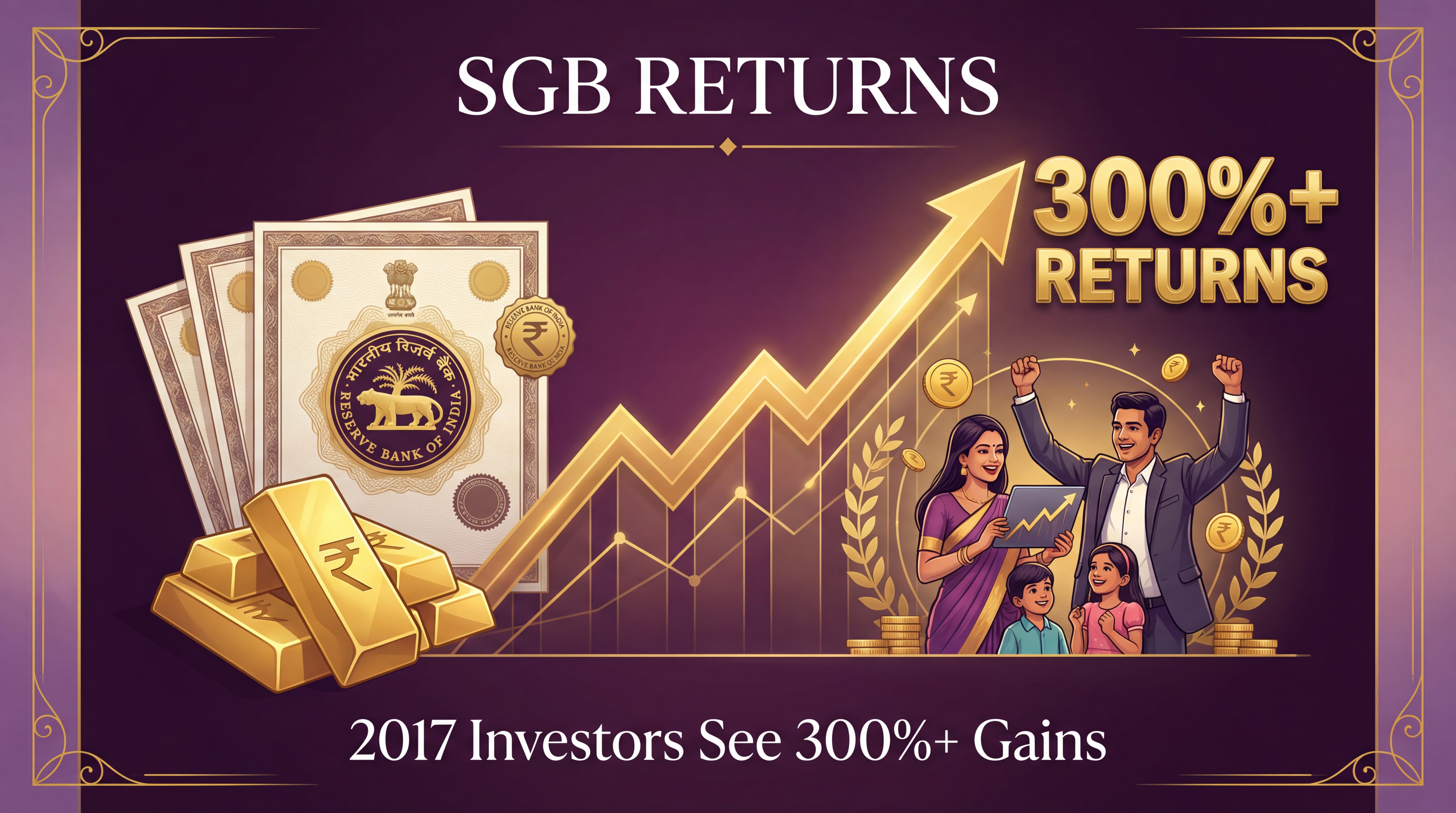 Sovereign Gold Bonds Deliver 300%+ Returns in 2025: Complete SGB Guide for NRIs