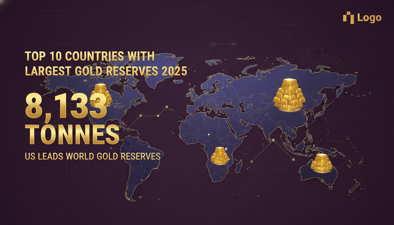 Top 10 Countries with the Largest Gold Reserves in 2025: US Leads with 8,133 Tonnes