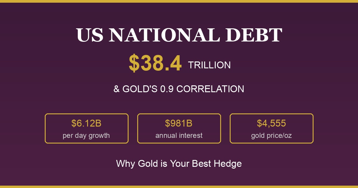 US National Debt Hits $38.4 Trillion: Why Gold Is Your Best Hedge Against America's Fiscal Crisis
